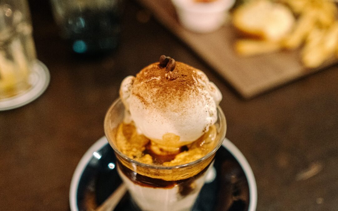 Affogato: una delicia de postre a base de café y helado